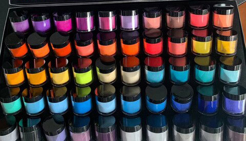 Nails dip colours